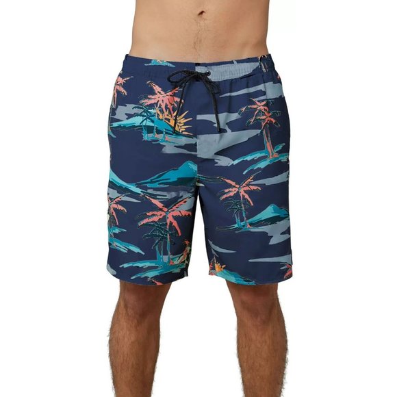 NEW! Oneill Board Shorts Small Above The Knee Cabana Volley Swim Trunk Cruzers - Picture 1 of 3